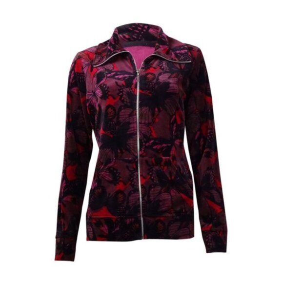 Velour Zip Jacket - Picture 1 of 2